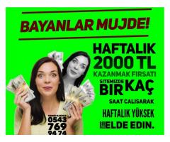 EVDEN EK GELİR 2000TL HAFTALIK KAZANC