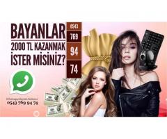 EVDEN EK GELİR 2000TL HAFTALIK KAZANC