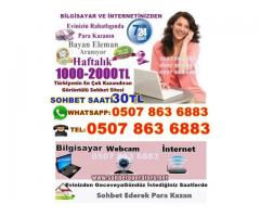 GÖRÜNTÜLÜ SOHBET SİTELERİNDE ÇALIŞMA