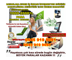 SOHBET SİTELERİNDE ÇALIŞMA İMKANI