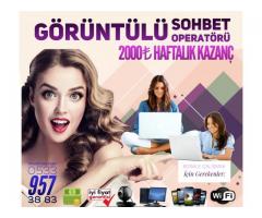 GÖRÜNTÜLÜ SOHBET OPERATÖRÜ SAAT 30TL