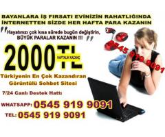 SOHBET SİTELERİNDE ÇALIŞMA İMKANI