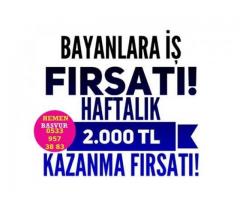 BAYANLAR HAFTALIK 2000TL KAZANMA FIRSATI