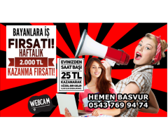 PART TİME YA DA FULL TİME CALISARAK HAFTADA 2000TL KAZANIN GORUNTULU SOHBET S