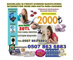 BAYANLARA EVDEN EKİŞ İMKANI