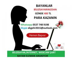 Evde Para Kazanmak İsteyen Bayanlar