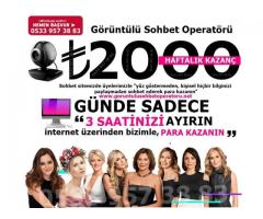 EVDEN PARA KAZANIN PART TİME - EK GELİR - GÖRÜNTÜLÜ SOHBET