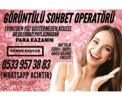 GÖRÜNTÜLÜ SOHBET OPERATÖRÜ