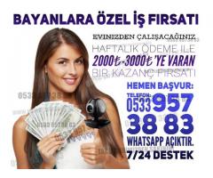 BAYANLARA EVLERİNDEN EK GELİR İMKANI