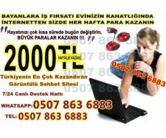 SOHBET SİTELERİNDE ÇALIŞMA İMKANI