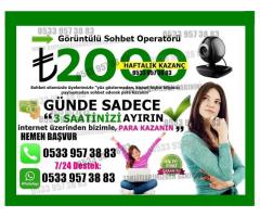 Görüntülü Sohbet Operatörü 30tl