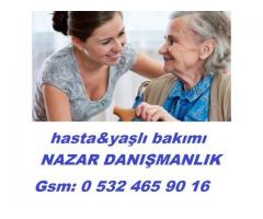 adapazarı geyve akyazı yatılı bakıcı yaşlıya bakıcı 0 532 250 81 65