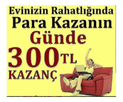 Haftalık 500 TL ile 1500 TL Arası ek gelir imkanı