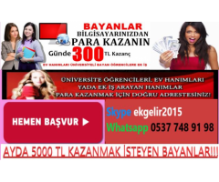 EK İŞ ARAYAN BAYANLAR ,EVDE SIKILIYORUM DİYEN BAYANLAR