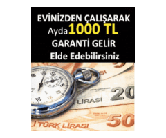 Bayanlar ayda 3000-4000 tl kazanmak sizin elinizde