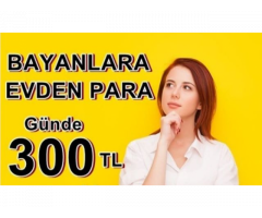 EVDE SAATİNE 34 TL KAZAN