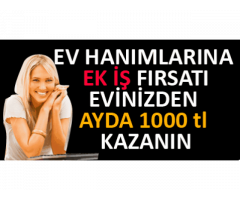 EK GELİR İSTEYEN BAYANLAR - ÜNİVERSİTELİ BAYAN ÖĞRENCİLER – EV HANIMLARI