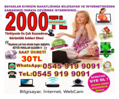 SOHBET SİTELERİNDE ÇALIŞMA İMKANI