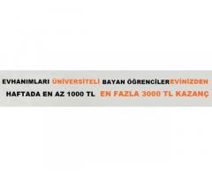 Bayanlar--- Ogrenciler---Part Time İş İlanları