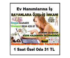 Görüntülü Sohbet İş Bayanlara Saati 31 TL