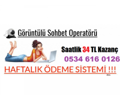 Sohbet Operatörü (Saati 34 TL)