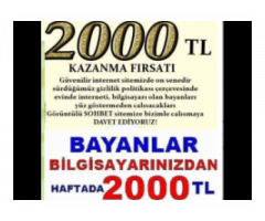 PARA KAZANMAK İSTİYEN BAYANLAR İLANIMIZA TAM SİZE GÖRE