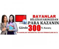 Bayanlar İnternetten Ek Gelir