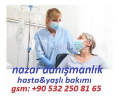 adalar,da yaşlı bakıcısı,hasta bakıcısı,yatalak,felçli hastaya bakıcı,yardımcı.0 532 250 81 65