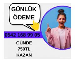 GÜNDE 750TL KAZANÇ-BAYAN GÖRÜNTÜLÜ SOHBET OPERATÖRÜ