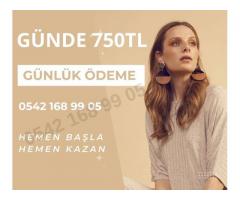 ANLIK ÖDEME-HAFTADA 4500TL KAZANÇ-BAYAN GÖRÜNTÜLÜ SOHBET OPERATÖRÜ