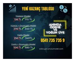 ZAM GELDİ - SAATTE NET 680 TL KAZANÇ ile MODEL OL - PARANI ANINDA HESABINA ÇEK - 0541 735 735 9