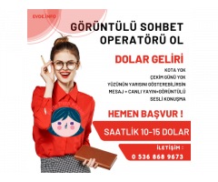 0 536 868 9673 - Görüntülü Sohbet Operatörü-Dolar Kazan-Saatlik 10-15 Dolar- Yüzünün Yarısını Göster