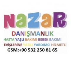 Bursa’da hasta bakıcı yaşlı bakıcısı yatalak felçli hastaya bakıcı☎️ 0 532 250 81 65