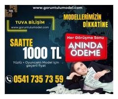 Saatte: Yüzlü 500 TL / Yüzlü Oyuncaklı 1000 TL | Bayan Görüntülü Sohbet Operatörü - 0541 735 735 9