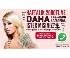 SOHBET OPERATORU 2000tl haftalık