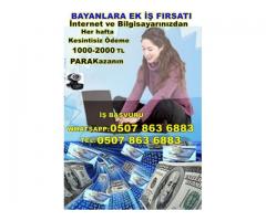 BİLGİSAYAR BAŞINDA İNTERNETTEN EKİŞ İMKANI SOHBET OPERATÖRÜ